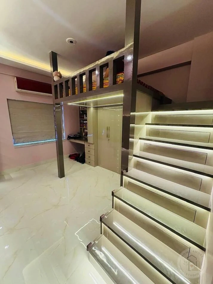 Kids room loft bed interior design Kolkata