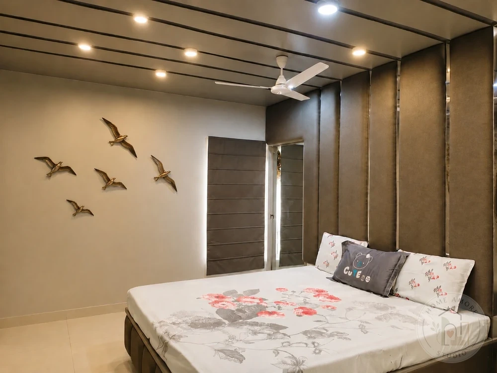 Bedroom interior design Kolkata by Home Amore Studio